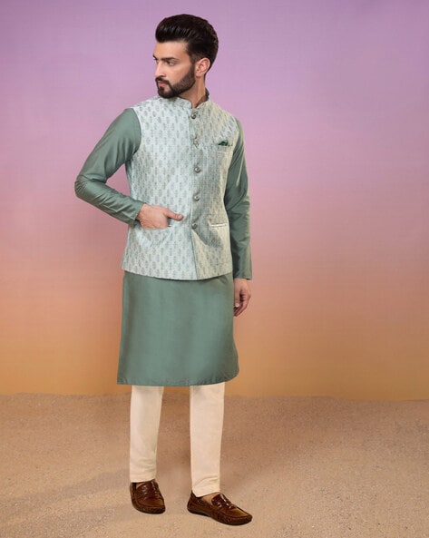 Buy online Self Designed Kurta And Trousers Set from Clothing for Men by  Readiprint Fashions for ₹1820 at 60% off | 2024 Limeroad.com