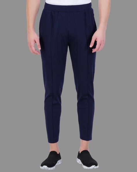Front Seam Detail Tapered Pants