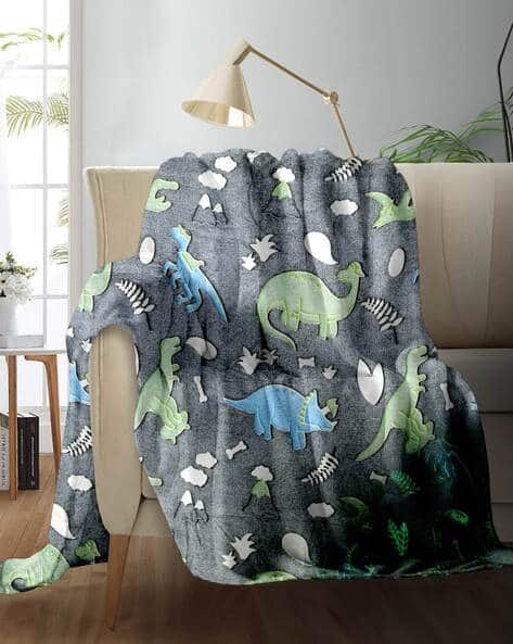Cortina Eyelet Curtain 280 GSM Graphic Print Single Blanket