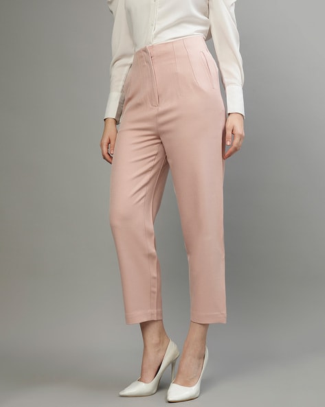 Buy Black Trousers & Pants for Women by Maniac Online | Ajio.com