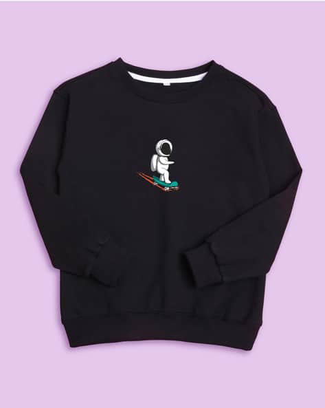 Girls Graphic Print Regular Fit Sweatshirt