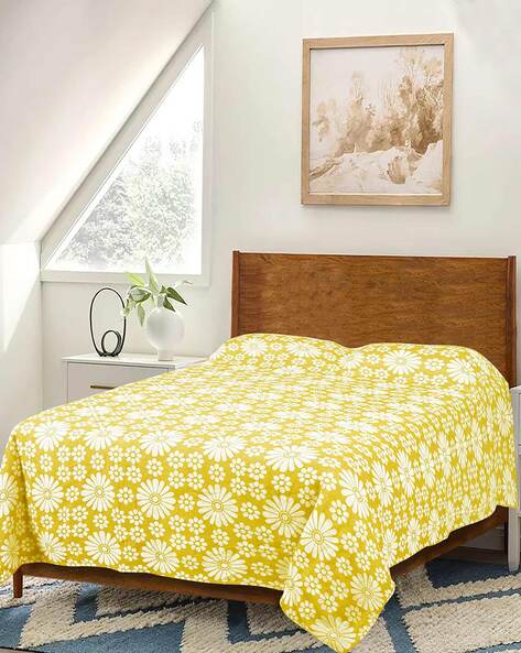 Floral Print Queen-Size Bedsheet