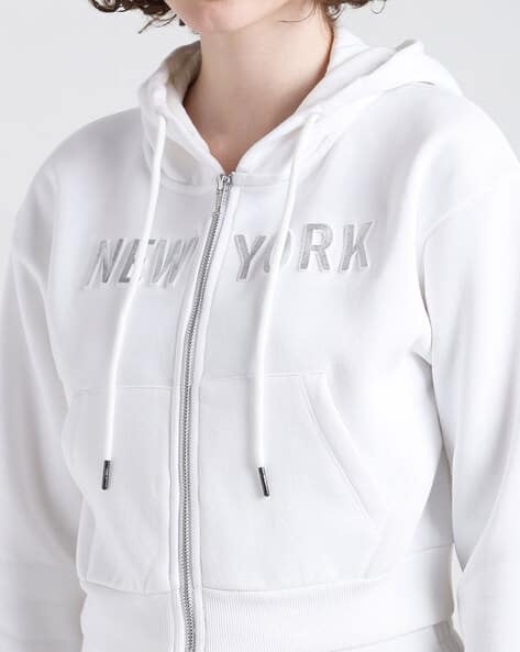 Buy White Sweatshirt Hoodies for Women by ONLY Online