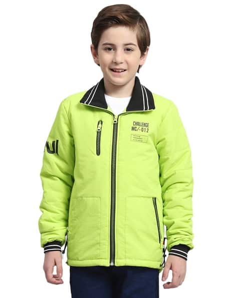 Buy Fluorescent green Jackets Coats for Boys by MONTE CARLO