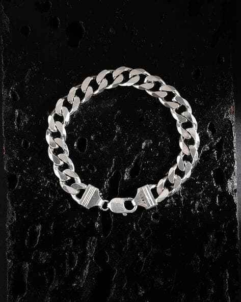 Buy Silver-Toned Bracelets & Kadas for Men by Zord Online | Ajio.com