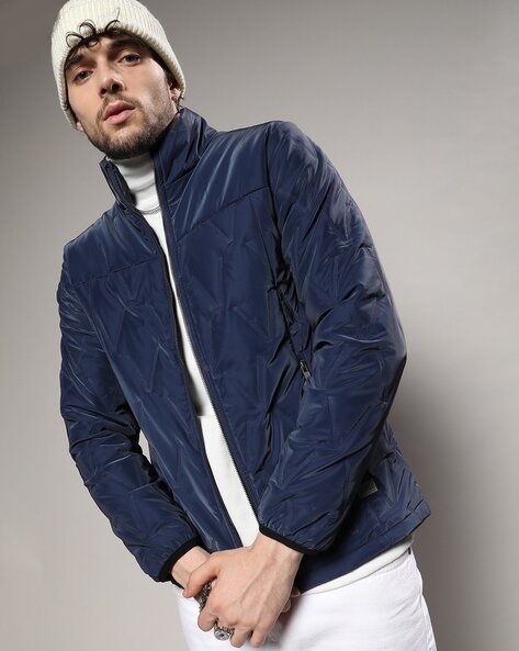 Buy CAMPUS SUTRA Color Block Cotton Regular Fit Men's Jacket | Shoppers Stop