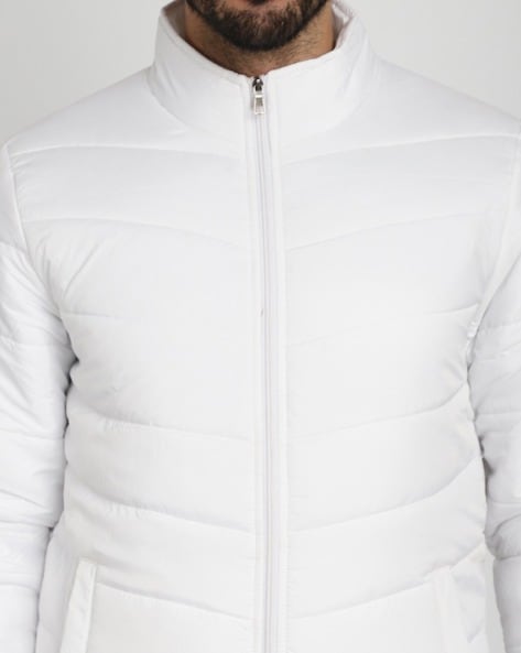 Buy Men White Solid Casual Jacket Online - 806575 | Peter England