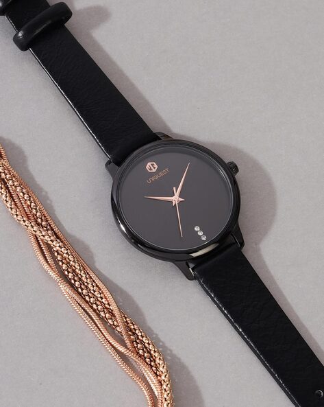 Buy Black Watches for Women by Uniquest Online Ajio