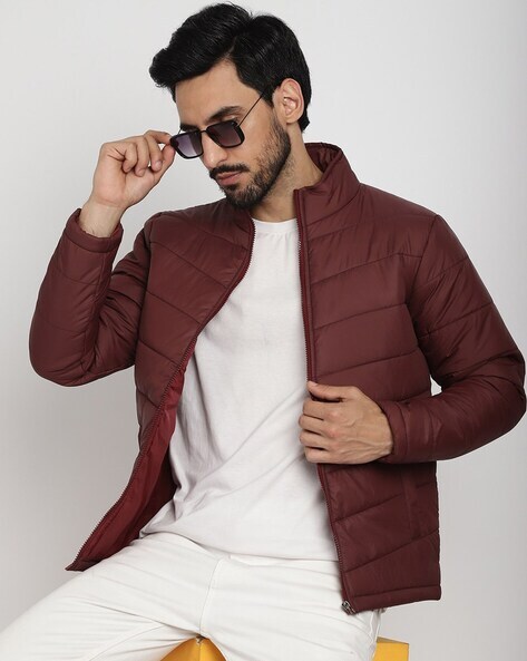 ASOS DESIGN slim linen mix suit jacket in burgundy | ASOS