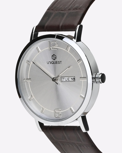 Men's white hot sale dial watches