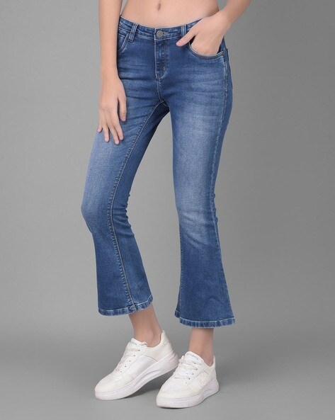Bootcut Jeans with Insert Pocket