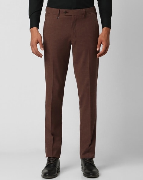 Bar III Mens Slim Fit Gray Textured Flat Front Wool Blend Dress Pants | The  Suit Depot