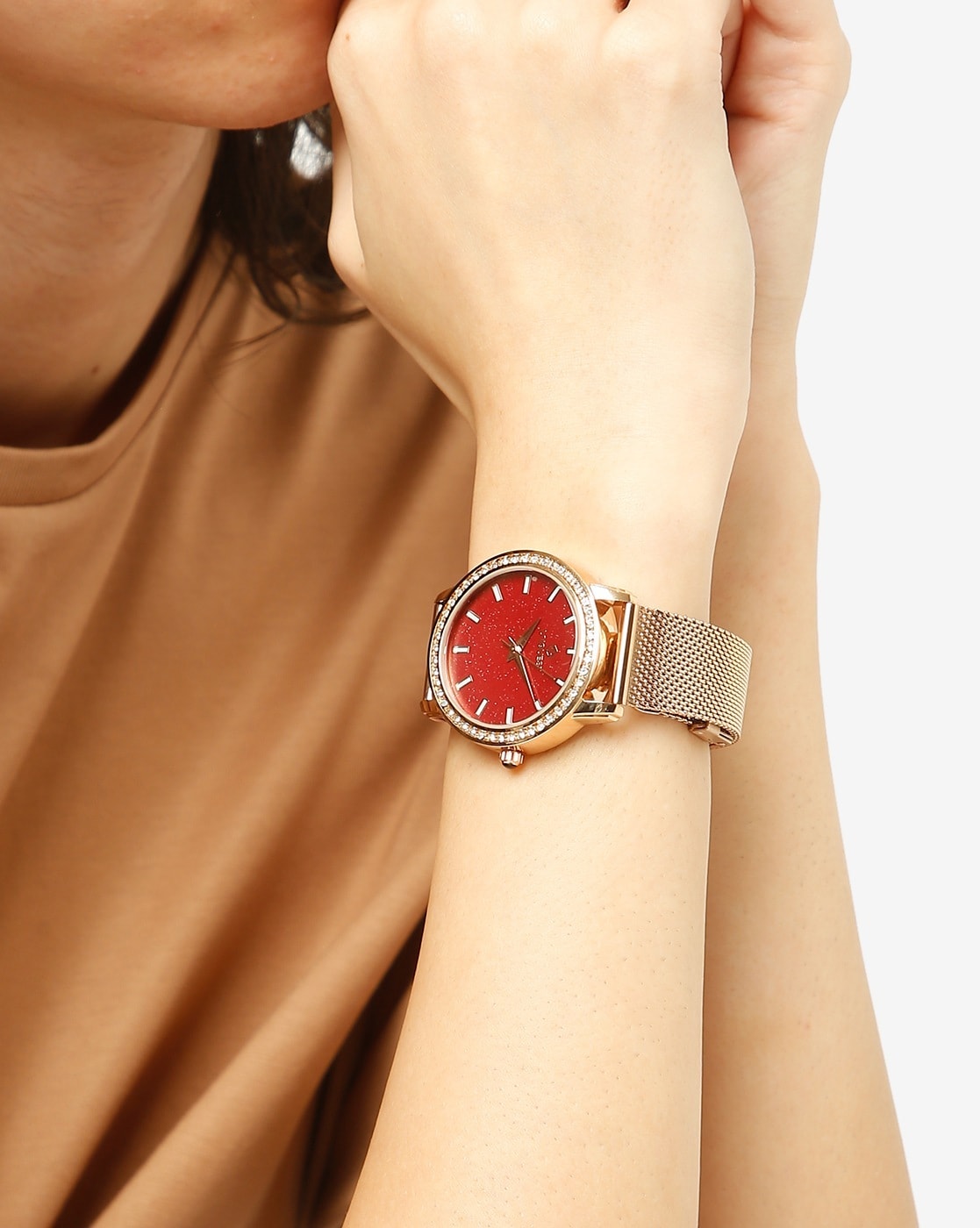 Strand By Obaku Pacifica Analog Burgundy Dial Women's Watch-S712LXVDSD :  Amazon.in: Fashion