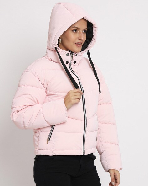 Womens pink hot sale jackets coats