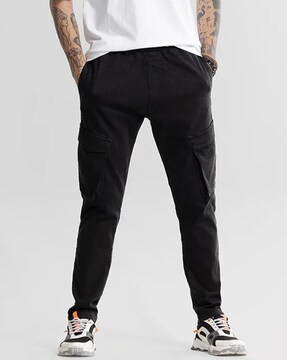 Buy Black Trousers & Pants for Men by SNITCH Online