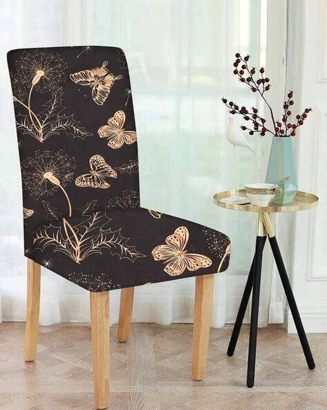Butterfly Print Strechable Non-Slip Dining Chair Covers