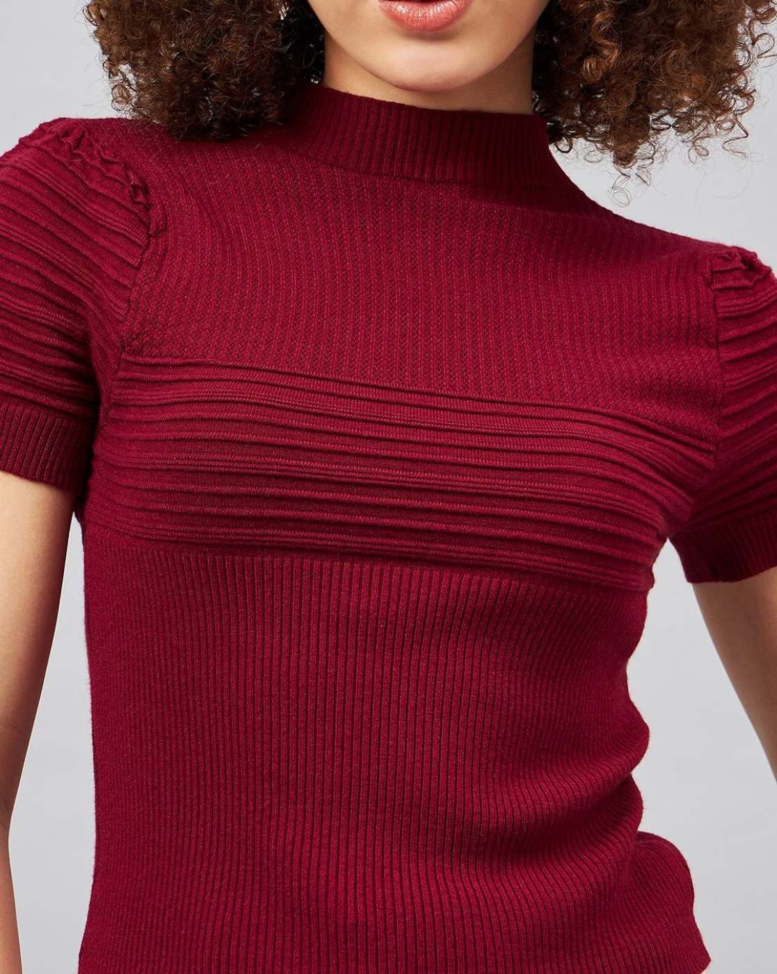 Buy Maroon Tops for Women by ORCHID BLUES Online