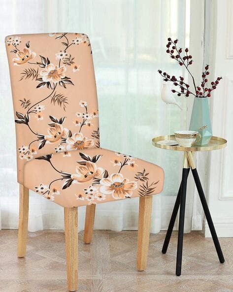 Floral Print Strechable Non-Slip Dining Chair Covers