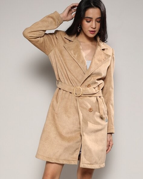 Long coat clearance tan