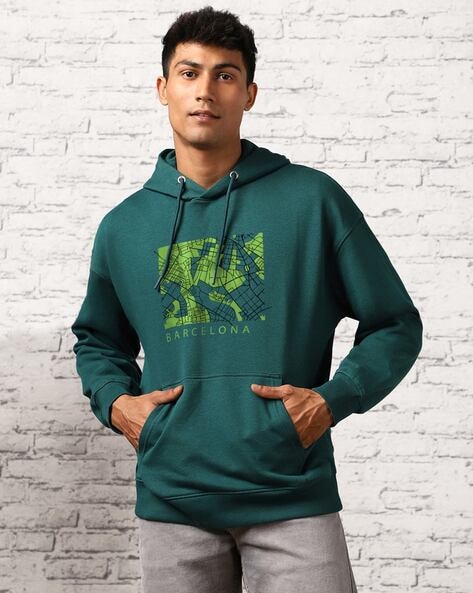 Buy Blue Sweatshirt & Hoodies for Men by Nobero Online