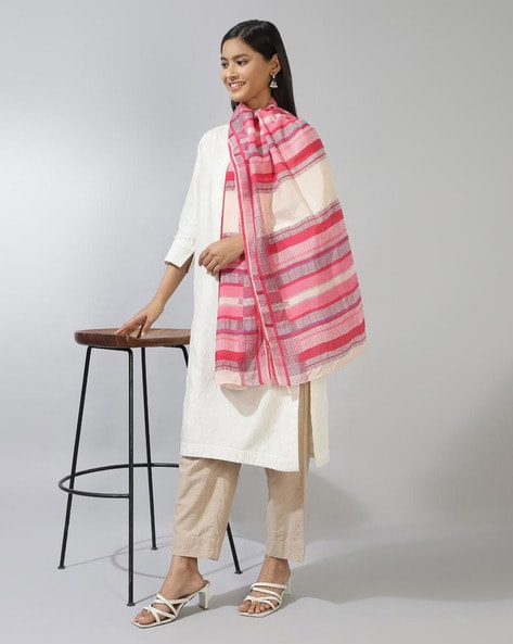 Women Geometric Print Stole Price in India