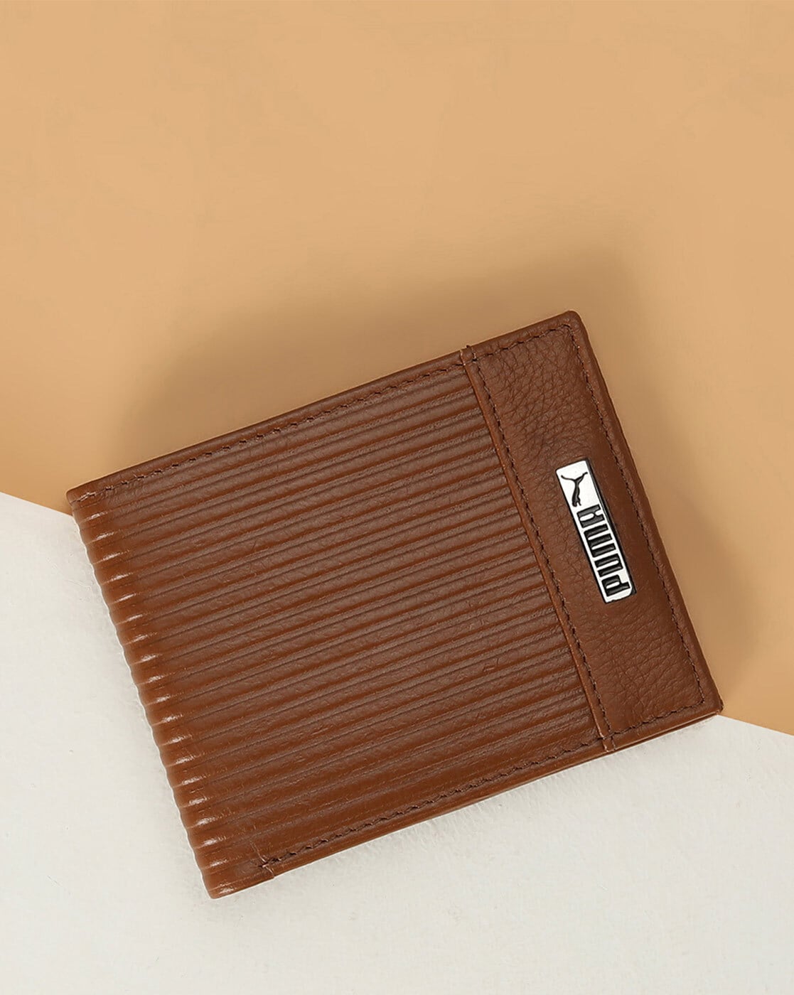Buy Puma Unisex-Adult Leather Stripe Wallet, Chocolate (9105502) at  Amazon.in
