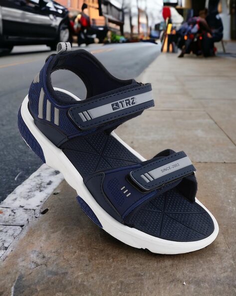 Buy Men Blue Casual Sandals Online | SKU: 18-1277-45-40-Metro Shoes