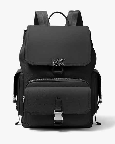 Mk leather backpack online