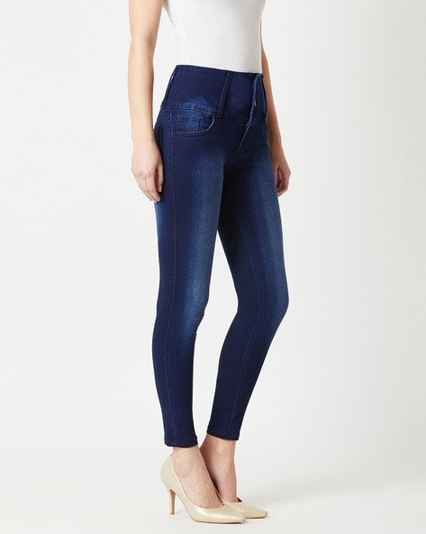 Buy online Navy Blue Denim Jeans from Jeans & jeggings for Women by Big  Bird Fashion Focus for ₹849 at 15% off | 2024 Limeroad.com