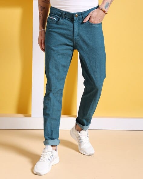 Blue Jeans Best Places To Get Cheap Jeans Men Lightly Washed Slim