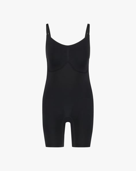 Monochrome shapewear bodysuit