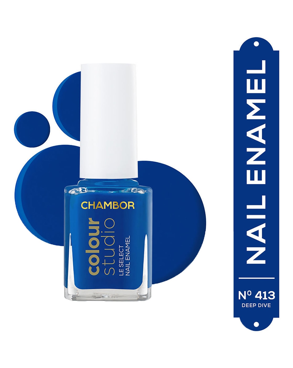 Chambor Gel Effect Nail Lacquer, Blue No.402, 10 ml : Amazon.in: Beauty