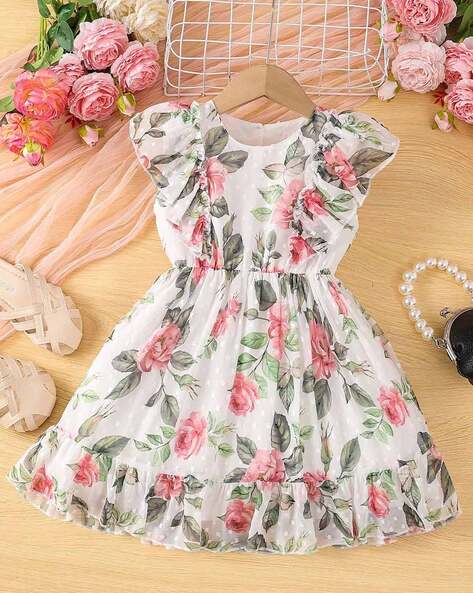 Floral frocks sale for girls