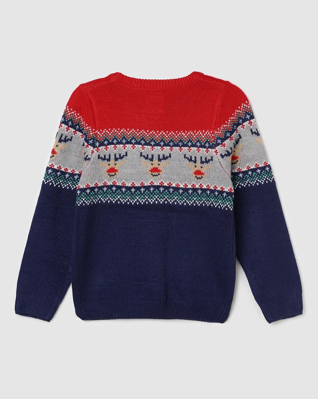 Fair Isle Designer Christmas Jumper Mens Buy Multicoloured