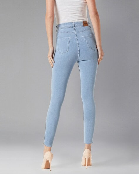 Buy Blue Jeans & Jeggings for Women by Dolce Crudo Online