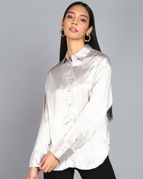 Buy Grey Shirts, Tops & Tunic for Women by Saffe Online