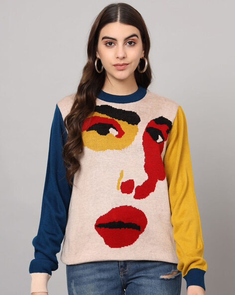 Graphic sweaters hotsell for women