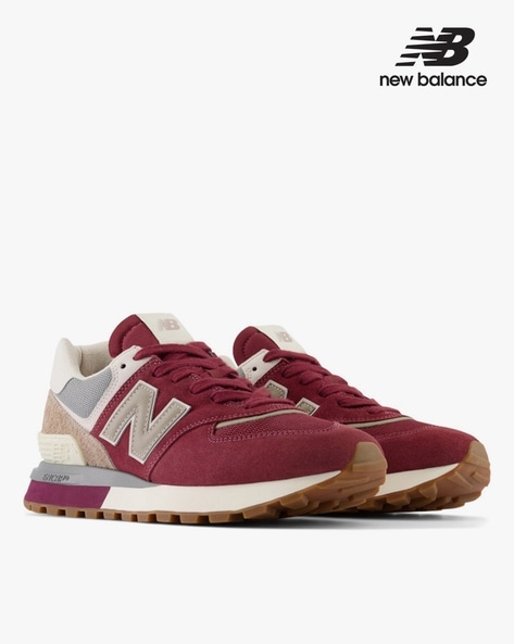 Mens burgundy new balance trainers hotsell