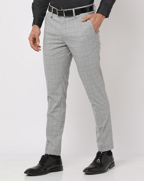 Amazon.com: Mens Trousers Men's Chinos Checked Trousers Business Leisure  Trousers Slim Fit Chinos with Stretch Trousers Fabric Trousers (Color :  Khaki, Size : Medium) : Clothing, Shoes & Jewelry