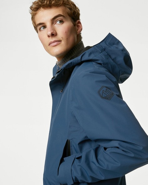 Men Waterproof Hooded Anorak Storm Wear Jacket