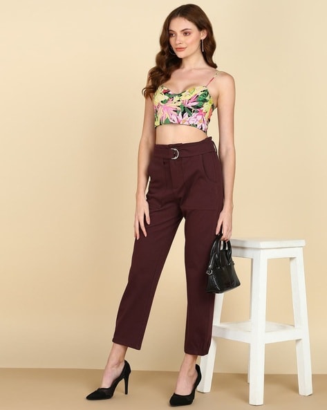 Madilyn Pants - High Waisted Cigarette Pants in Black | Showpo USA