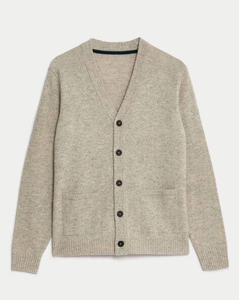 m&s mens lambswool cardigans