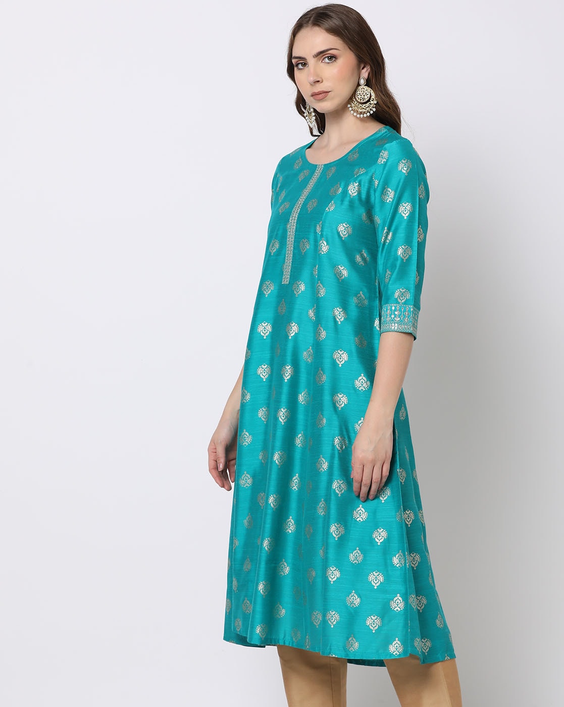 Buy Turquoise Kurtas for Women by AVAASA MIX N' MATCH Online
