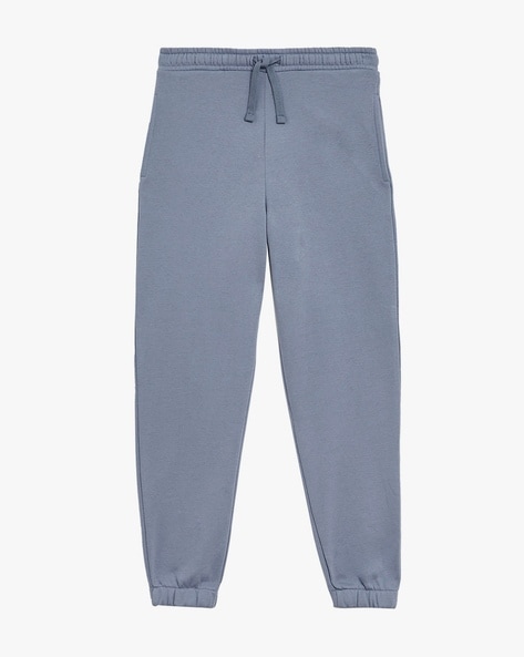 Buy Medium Blue Track Pants for Boys by Marks Spencer Online Ajio