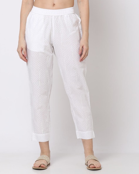 Buy White Pants for Women by AVAASA MIX N' MATCH Online