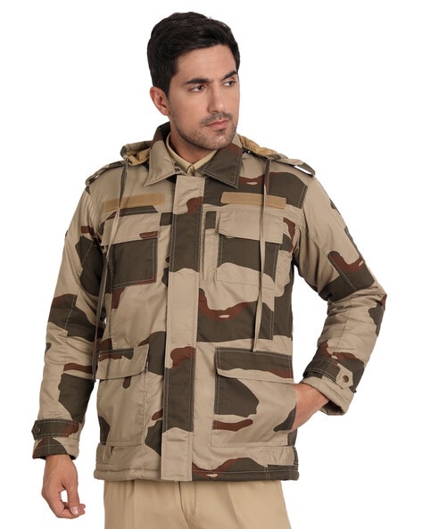 Camouflage on sale biker jacket