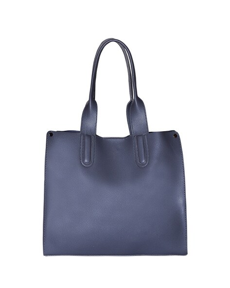 Buy ZAALIQA FASHION Womens Leather Handbags Purses Top-handle Totes  Shoulder Bag for Ladies (Handbag-001-Navy Blue) at Amazon.in