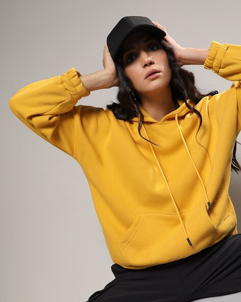 Buy Yellow Sweatshirt Hoodies for Women by Campus Sutra Online Ajio