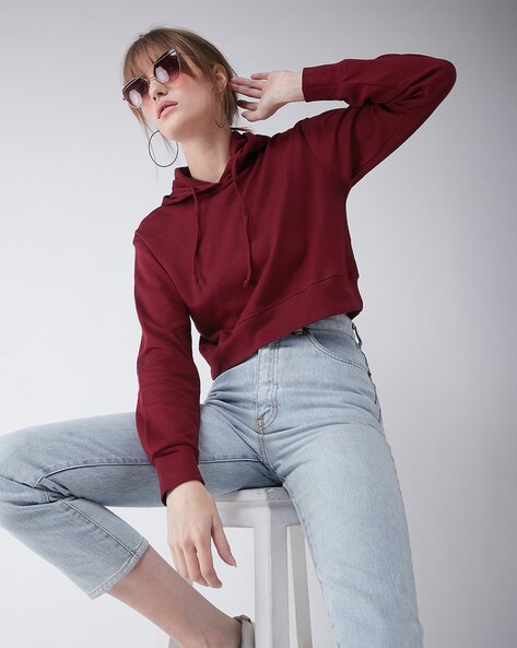 Crop hoodie and clearance jeans