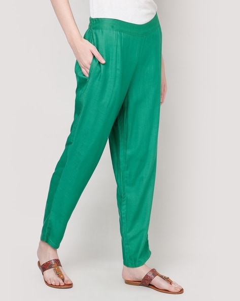 Shine N Show Regular Fit Women Dark Green Trousers - Buy Shine N Show  Regular Fit Women Dark Green Trousers Online at Best Prices in India |  Flipkart.com